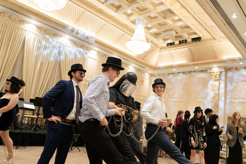 EngScis guarding the cannon